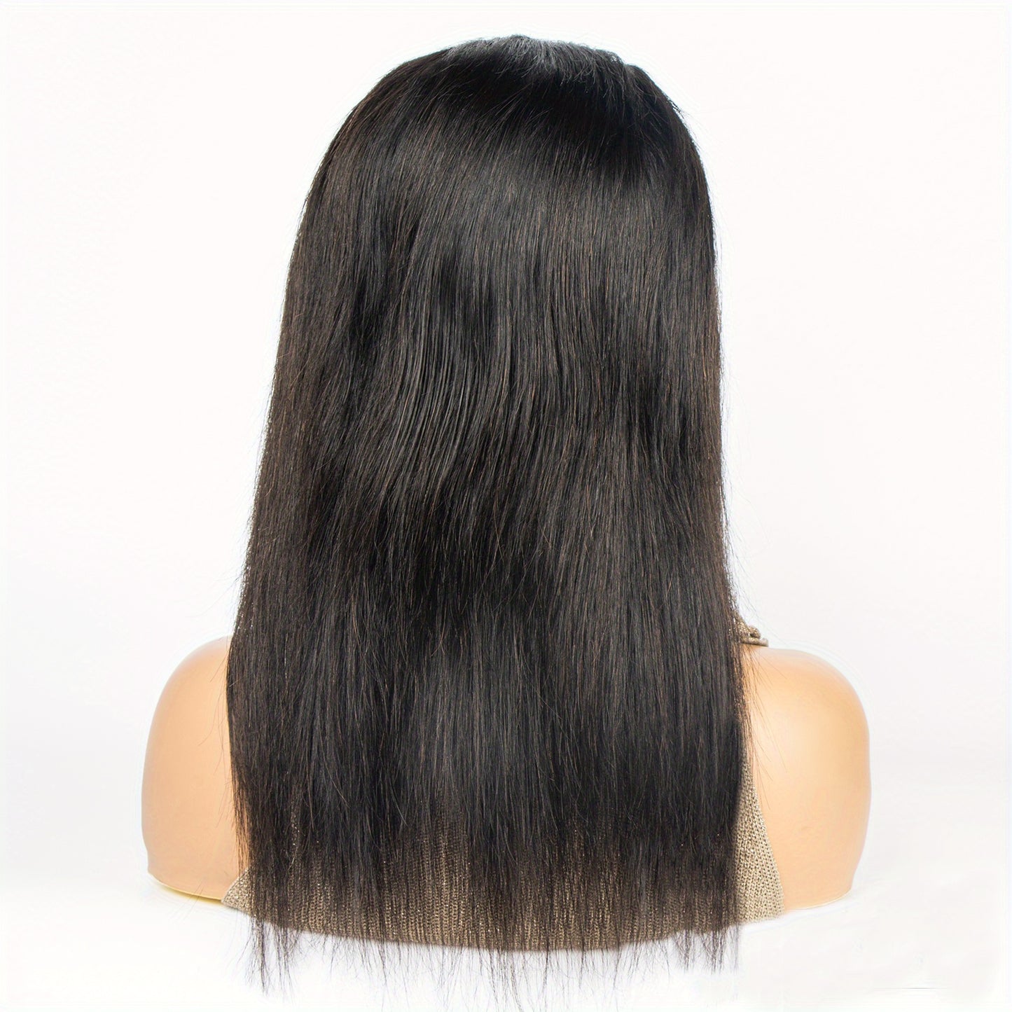 Bob Wig Human Hair Straight 10 Inch 13X4 Lace Front Wig Human Hair 180% Density Short Straight Frontal Bob Wig 13x4 Transparent Lace Frontal Wig Pre Plucked With Baby Hair Free Part Natural Color