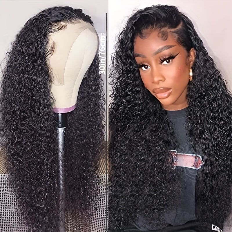 1pc Wave Long Wig, Brazilian Curly Heat-resistant Synthetic Fiber Wave Wig, Ponytail Wig Suitable For Daily And Holiday Activities