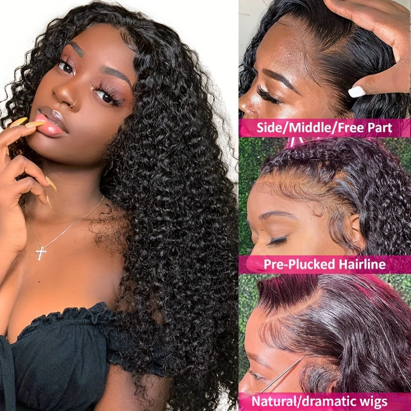 1pc Wave Long Wig, Brazilian Curly Heat-resistant Synthetic Fiber Wave Wig, Ponytail Wig Suitable For Daily And Holiday Activities