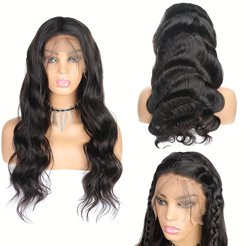 200% Density Body Wave Human Hair Wigs 13*4 Lace Front Wigs Glueless Body Wave Lace Front Wigs For Women Natural Color 10-40 Inch